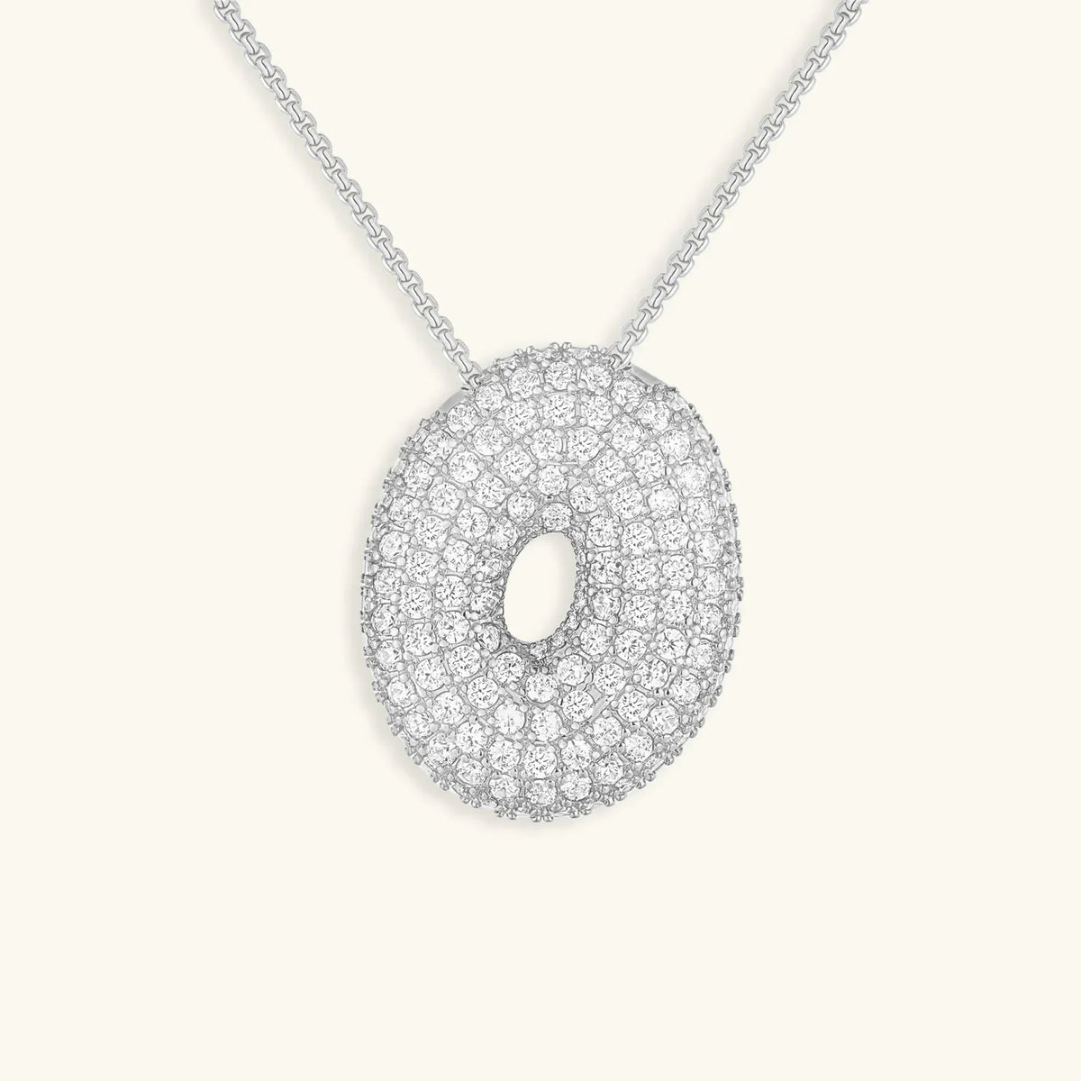 Bubble Initial Necklace