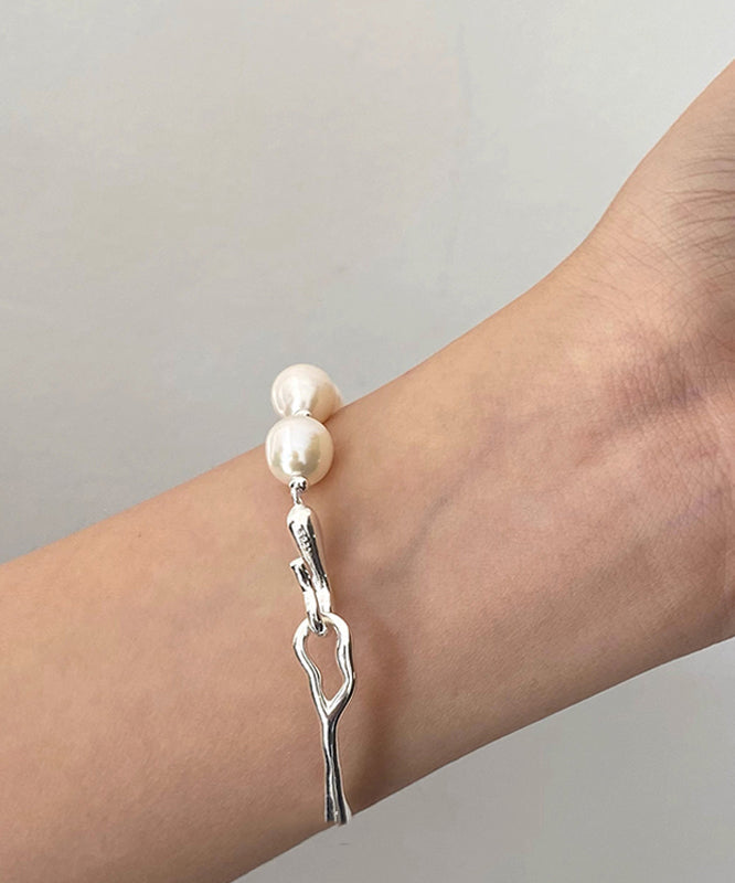 Pearl | Sterling Silver Pearl Bracelet