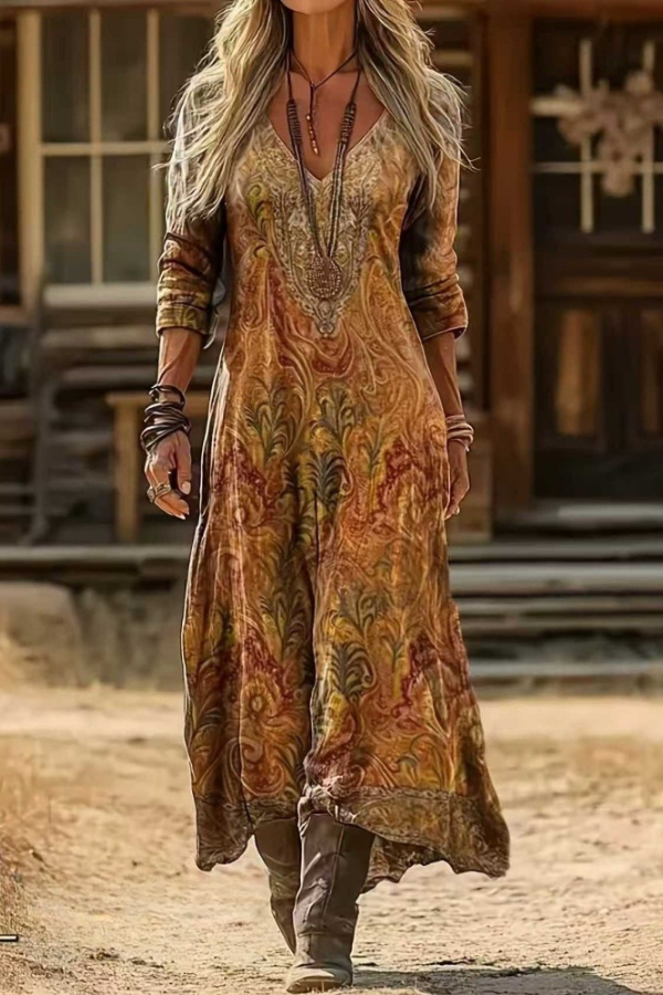 Bianca | Vintage Bohemian Dress