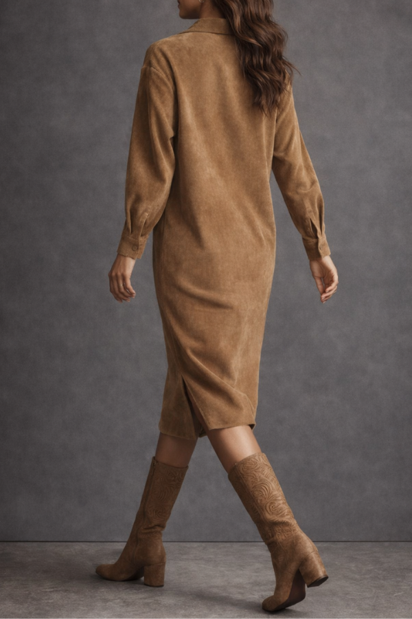 Sophie | Long-Sleeve Shirt Dress