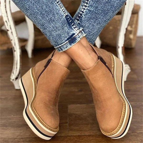 Kamala | Wedge Ankle Boots