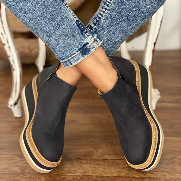 Kamala | Wedge Ankle Boots