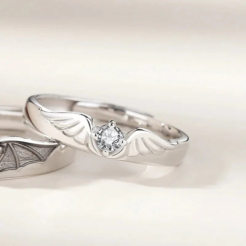 Darkness & Light Forever Ring Set