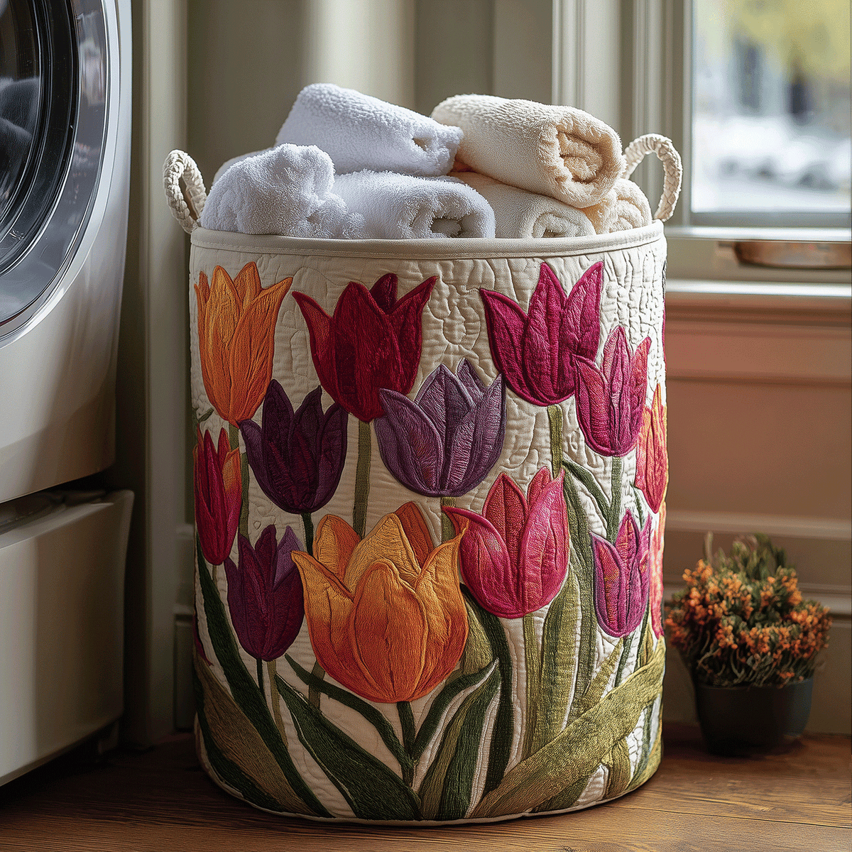 Poppy™ | Tulip Joy Laundry Basket