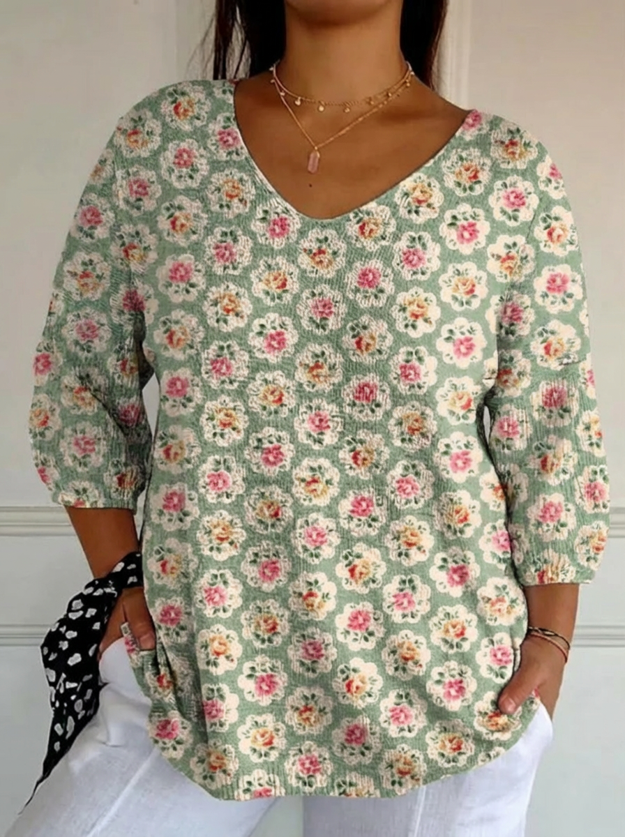 Margot™ | Vintage Ethnic Knit Pullover