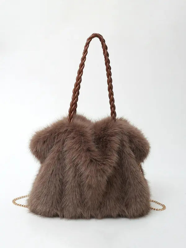Charlotte | Plush Velvet Tote Bag