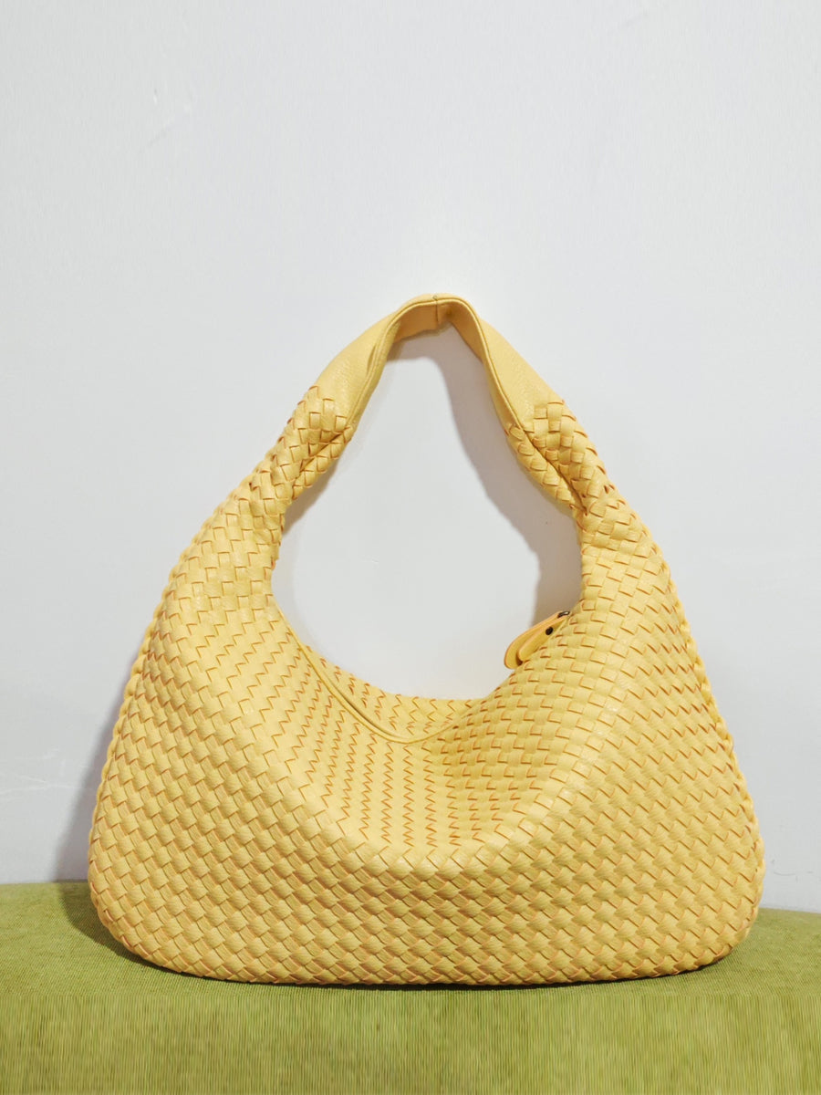 Livia | Woven Leather Handbag