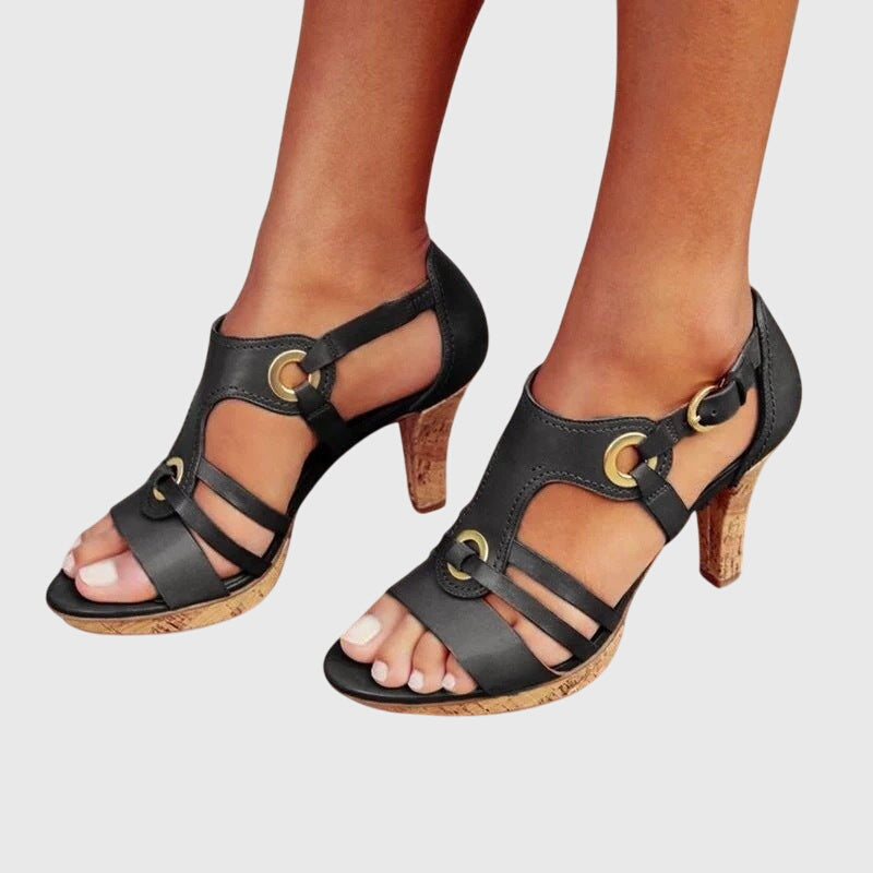Hallie | Elegant Strappy Heels