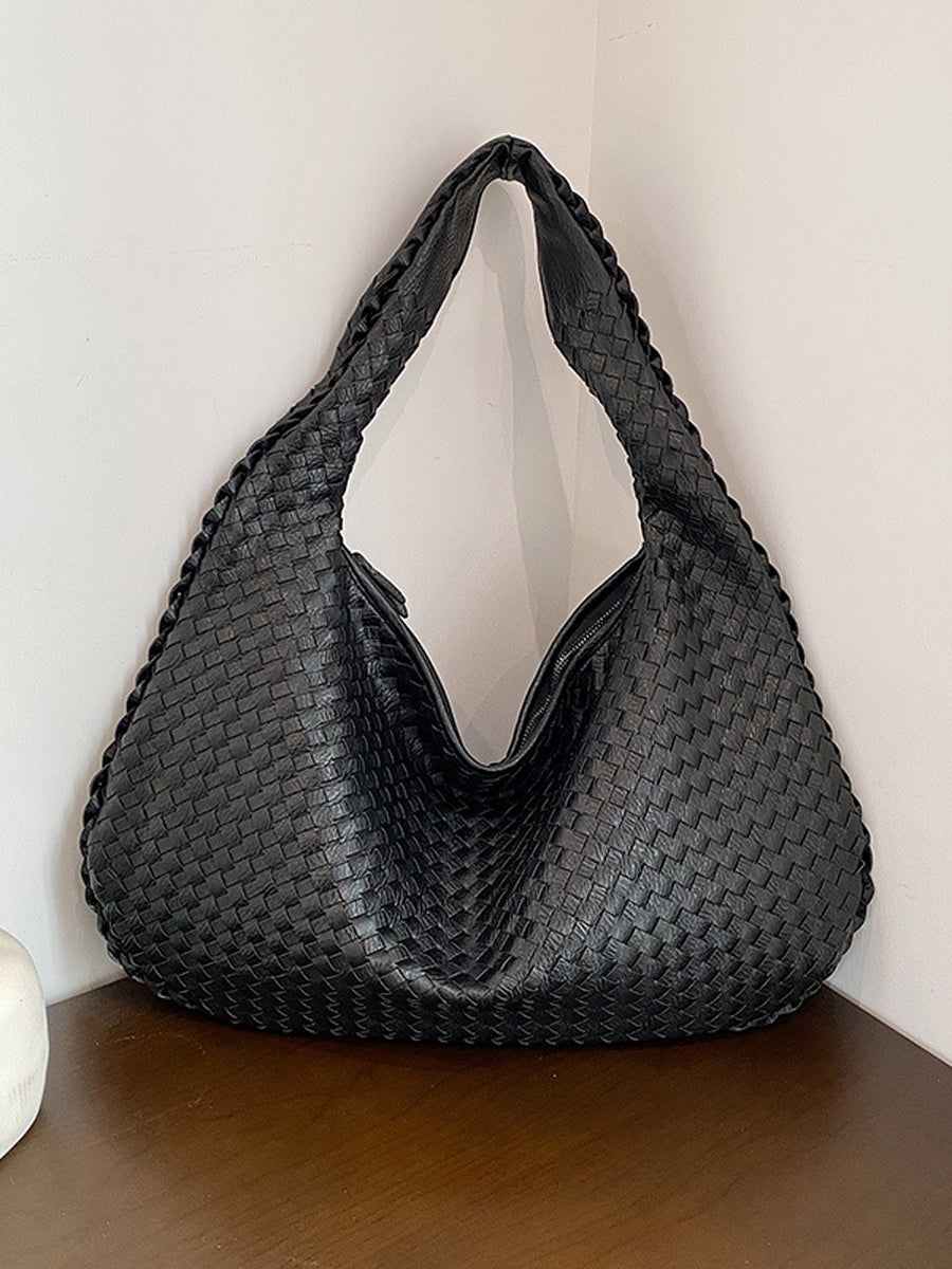 Livia | Woven Leather Handbag