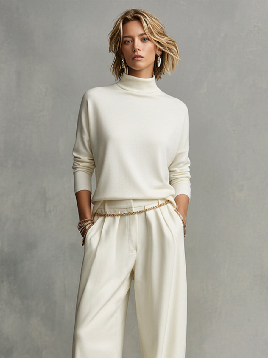 Ayla | Soft Knit Turtleneck Set
