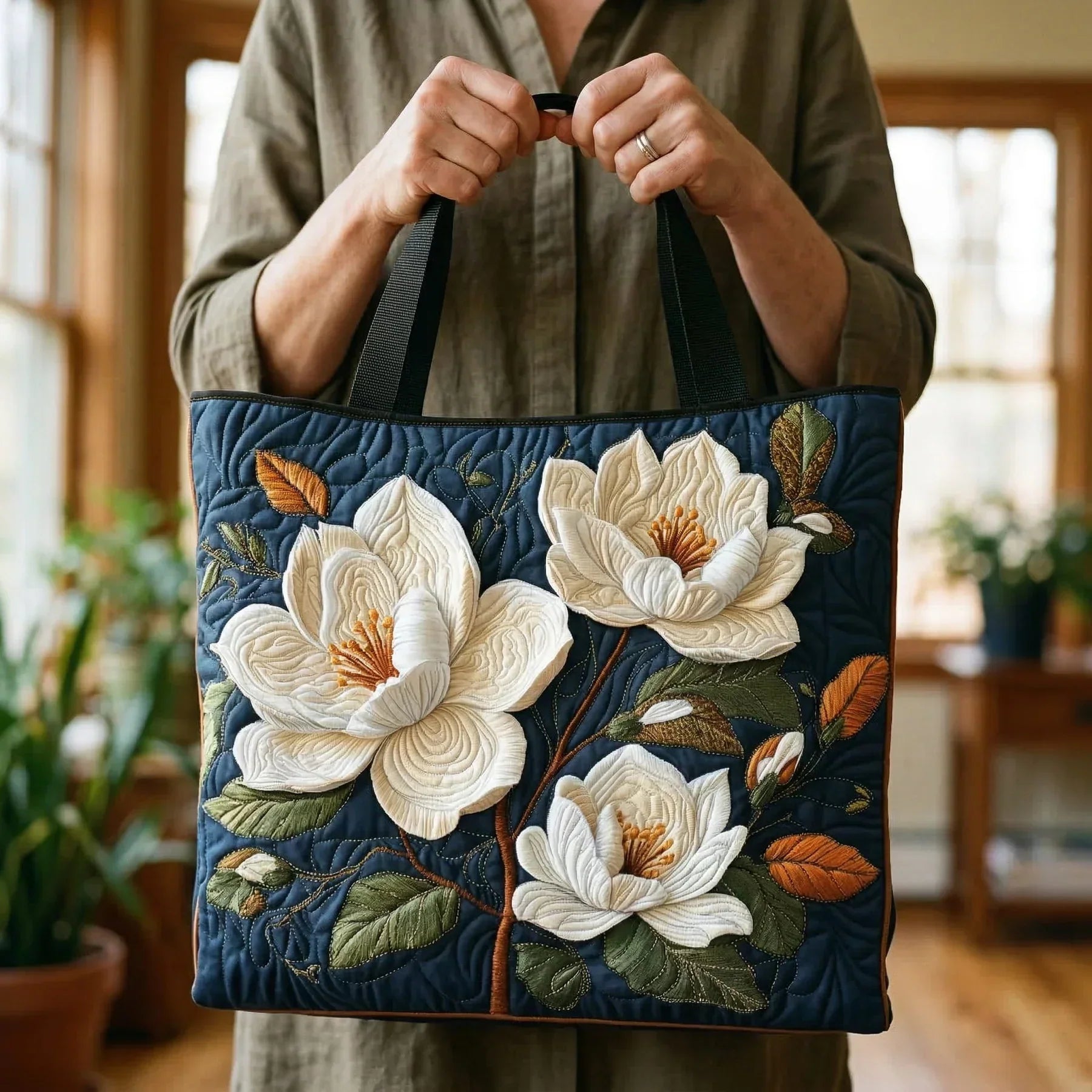 Magnolia | Delicate Quilted Tote