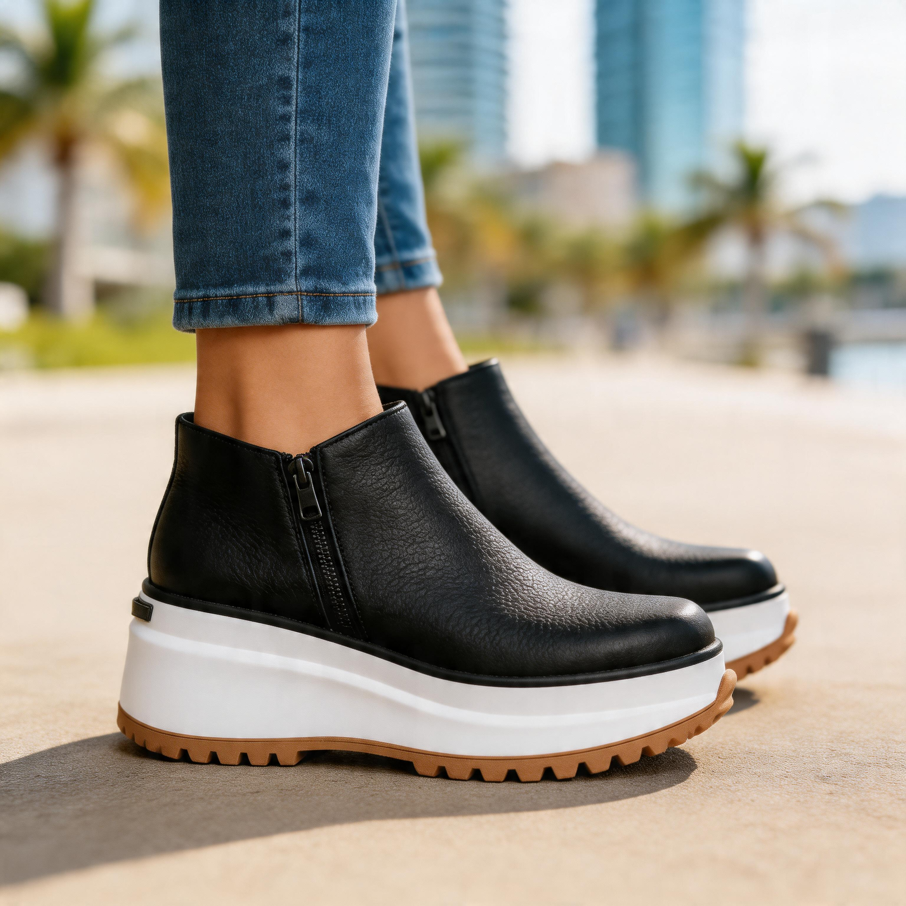Natalia | Platform Ankle Boots