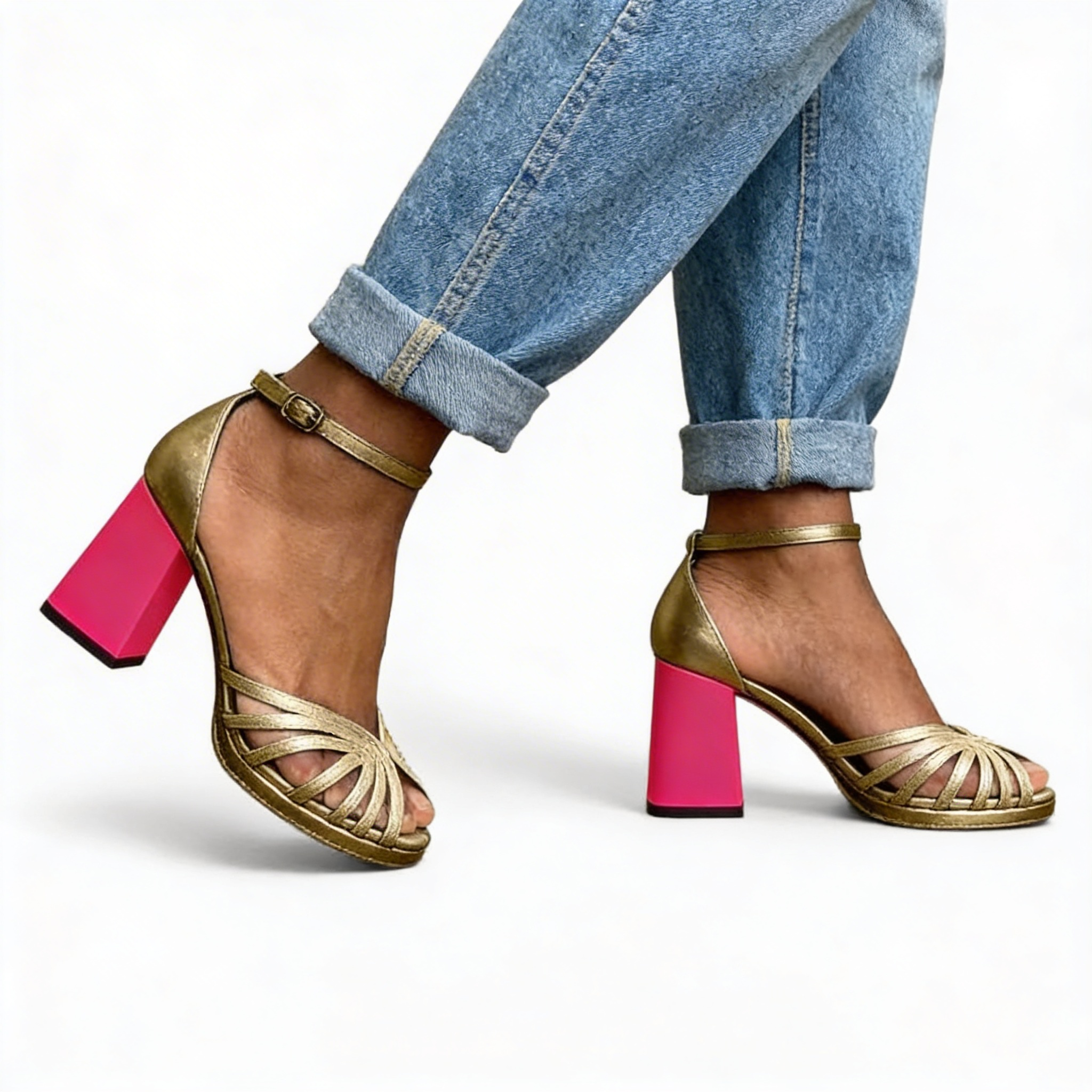 Matilda | Elegant Gold Sandals