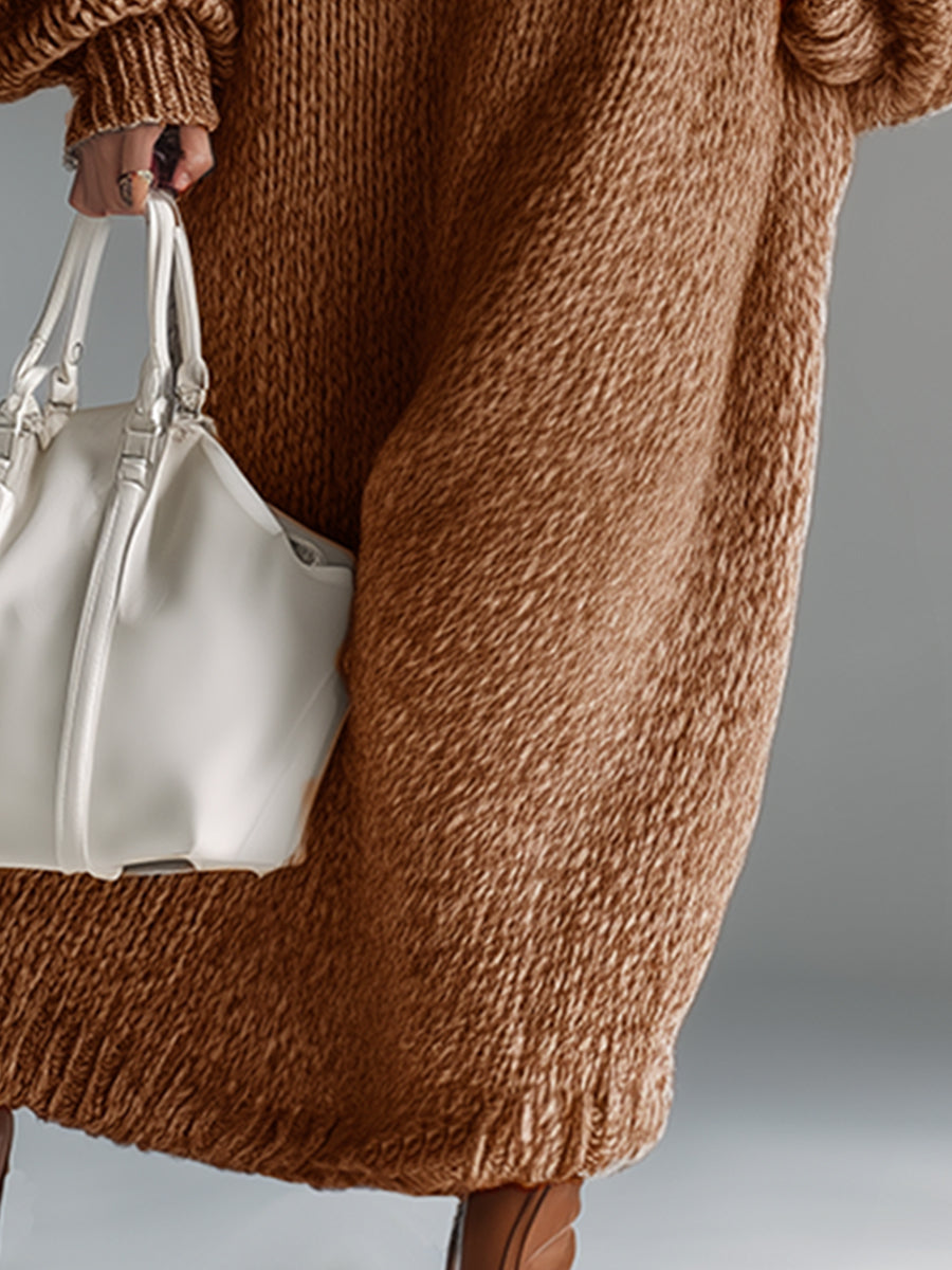 Maeve | Heathered Knit Maxi Dress