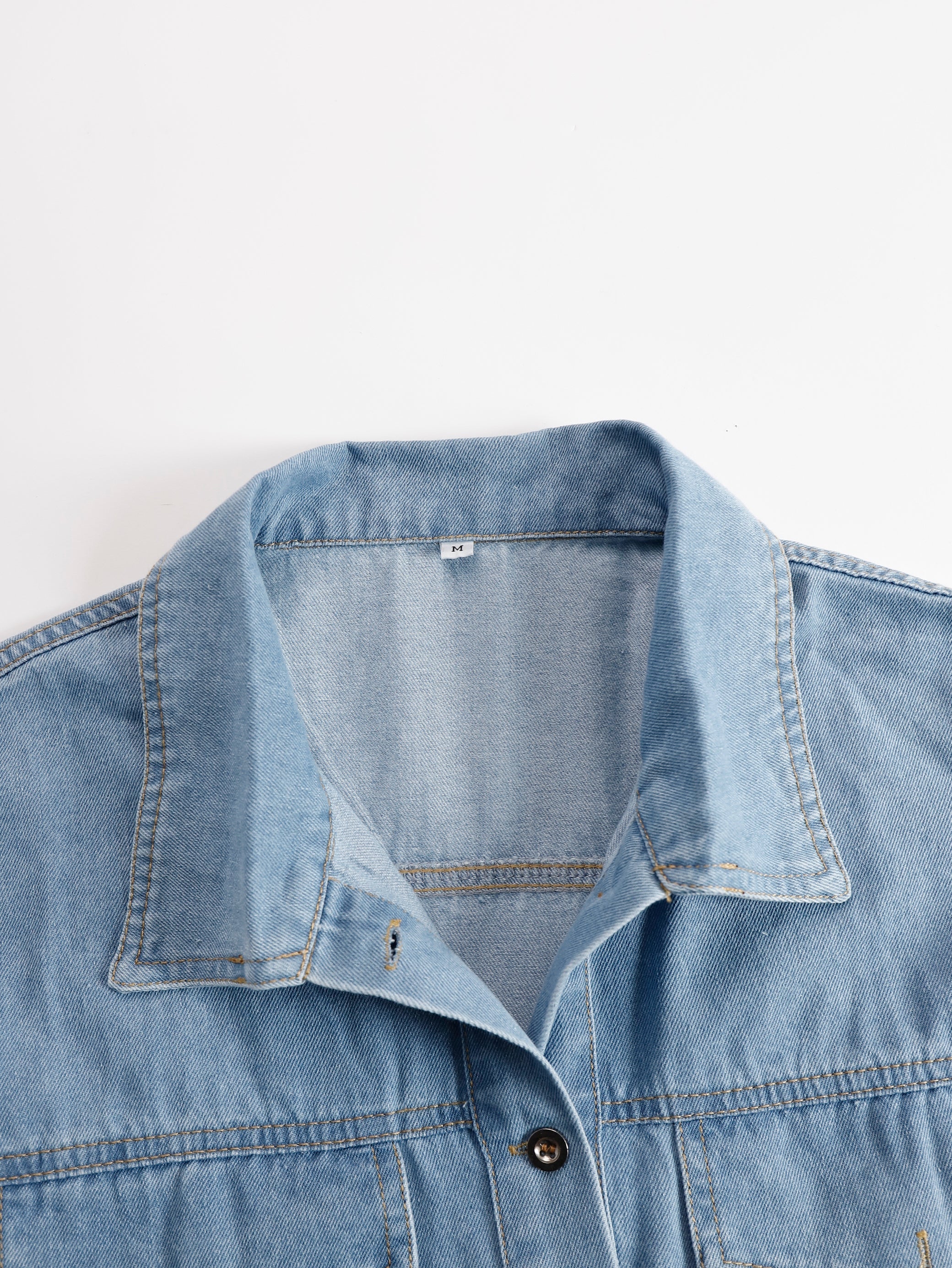 Georgia | Denim Tassel Mini Dress