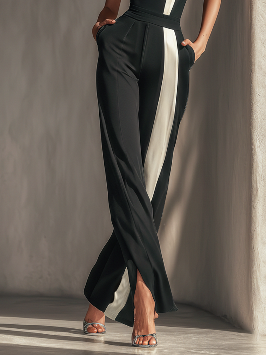 Odette | Black Strapless Jumpsuit