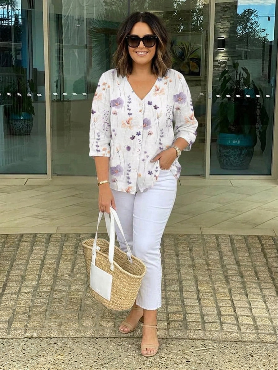 Sherry | Floral Top