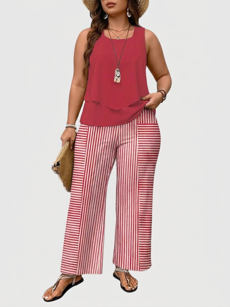 Brenda | Elegant 2-Piece Summer Set
