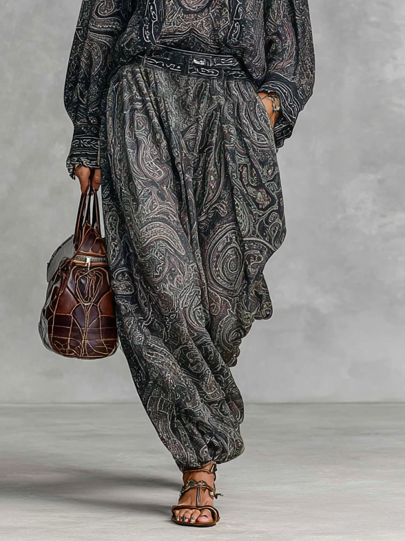 Jordan | Paisley Shirt & Trouser Set