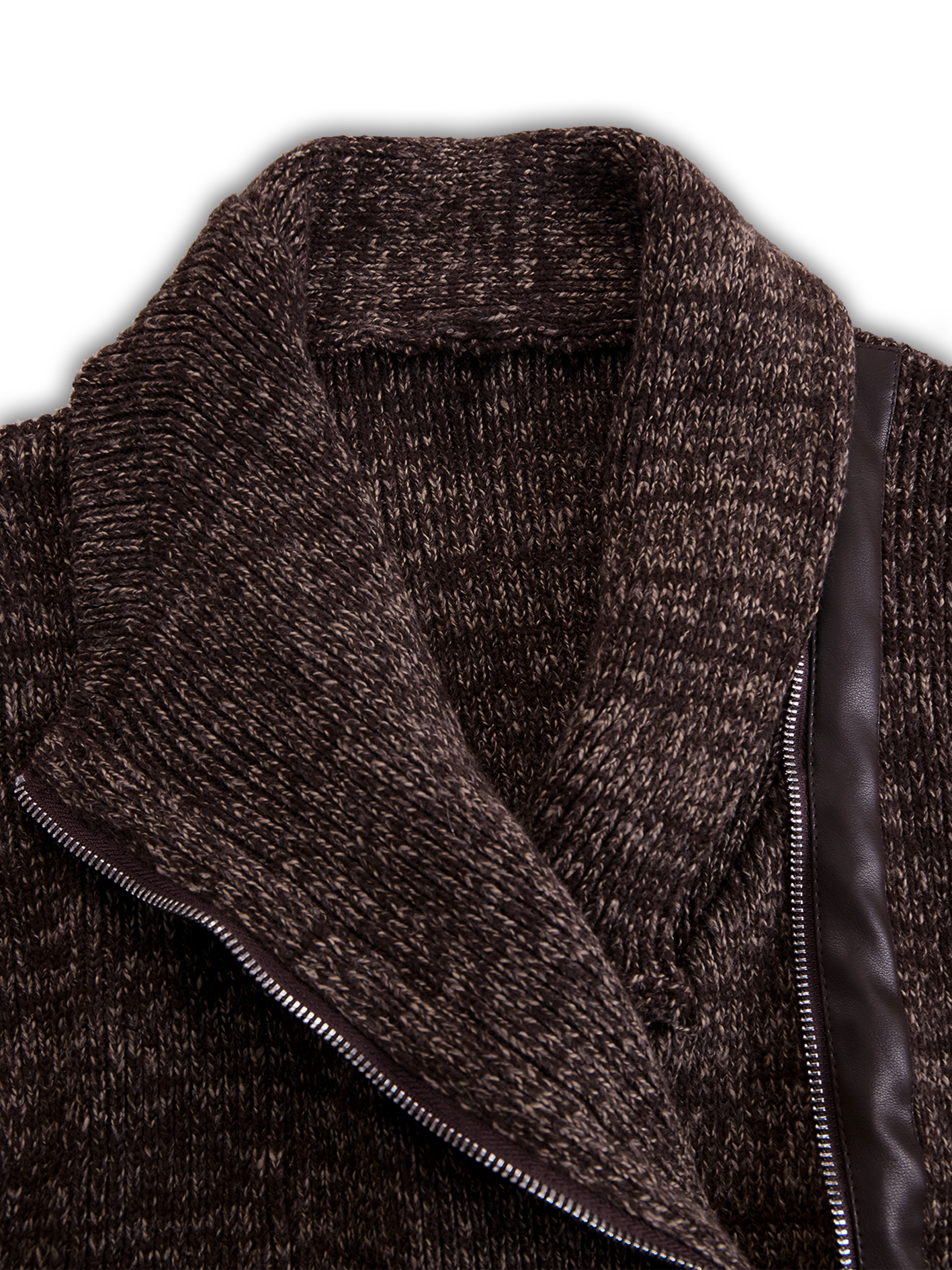 Mara | Asymmetric Ribbed Knit Jacket