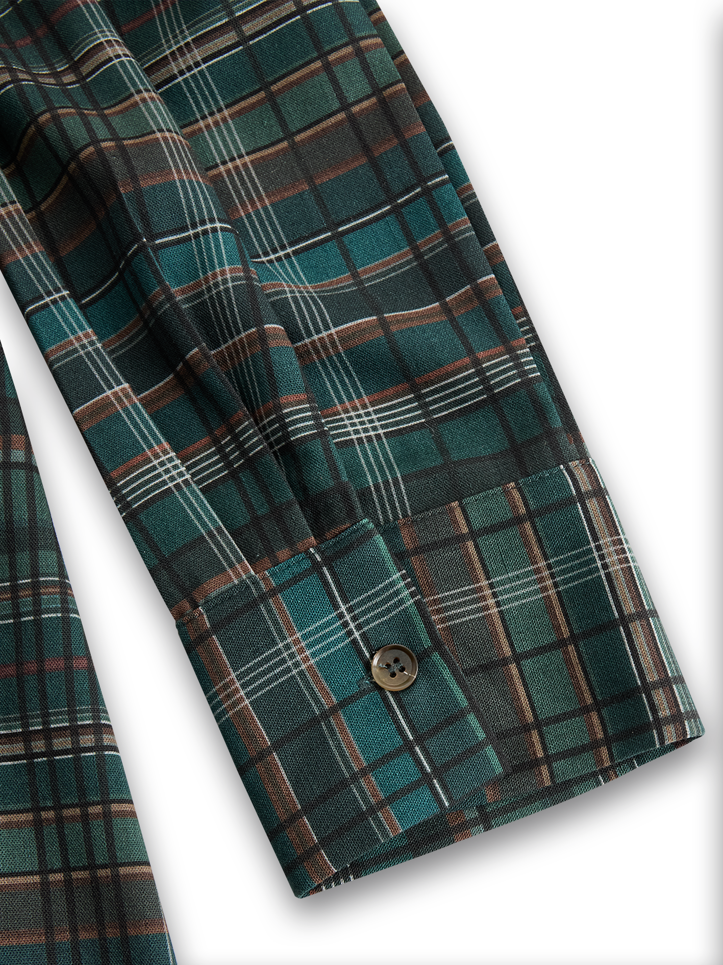 Amelia | Plaid Lapel Shirt Maxi Dress