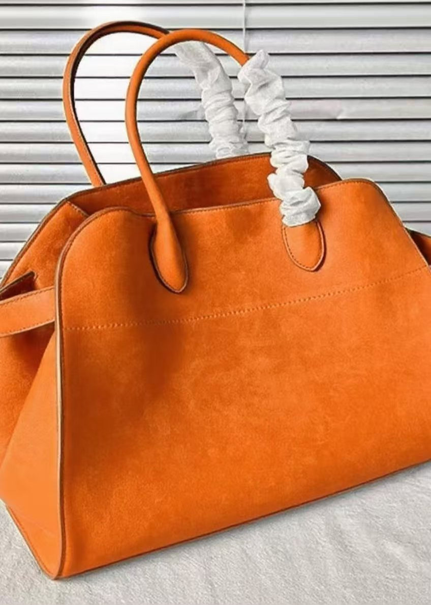 Valerie | Green Suede Tote Bag