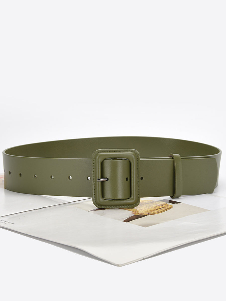 Mila | Square Buckle Waist Belt