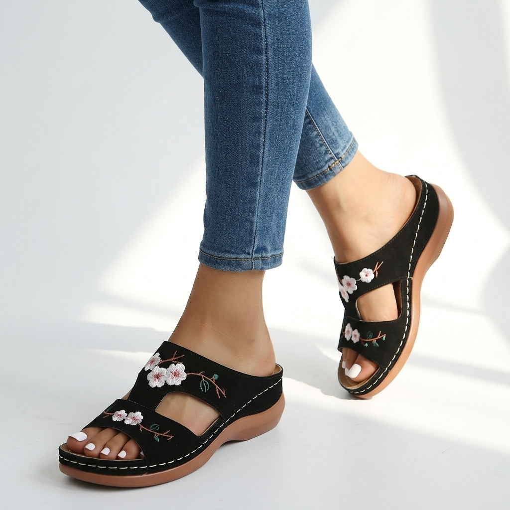 Ella | Floral Orthopedic Sandals
