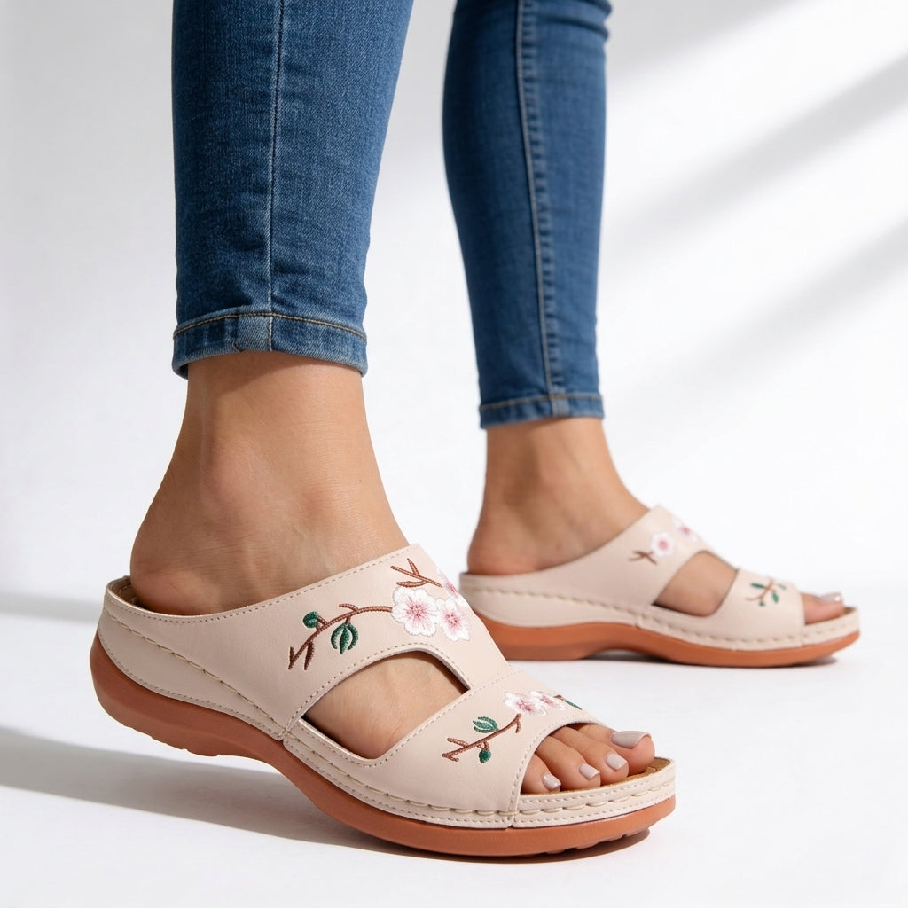 Ella | Floral Orthopedic Sandals