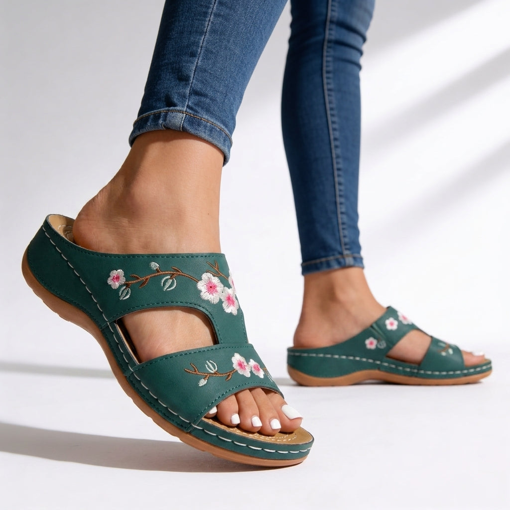 Ella | Floral Orthopedic Sandals