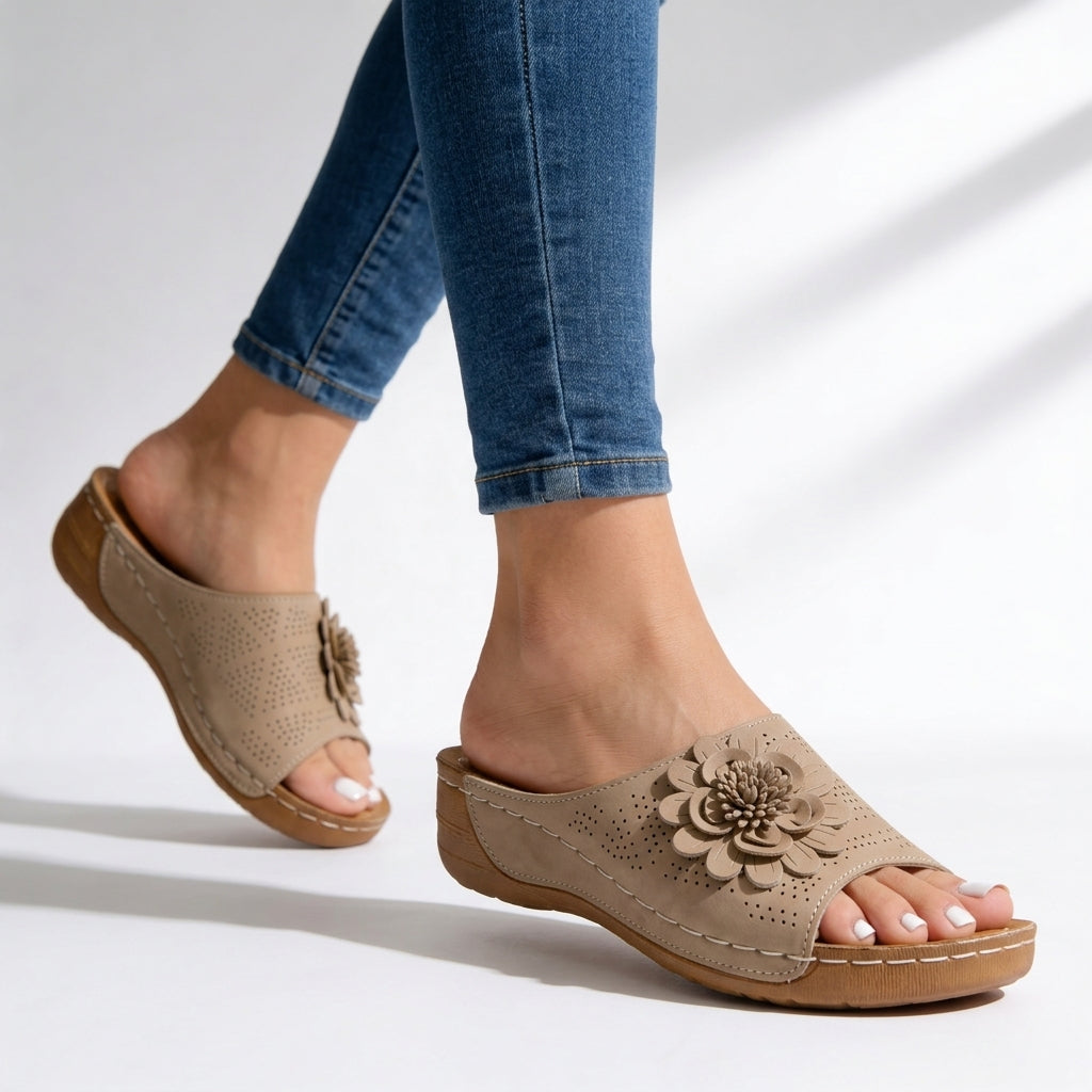 Anna Rae | Floral Orthopedic Sandals
