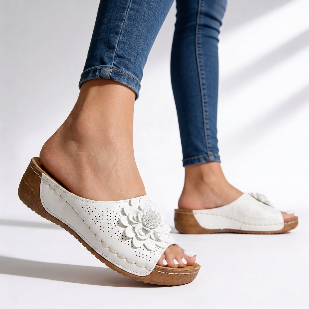 Anna Rae | Floral Orthopedic Sandals
