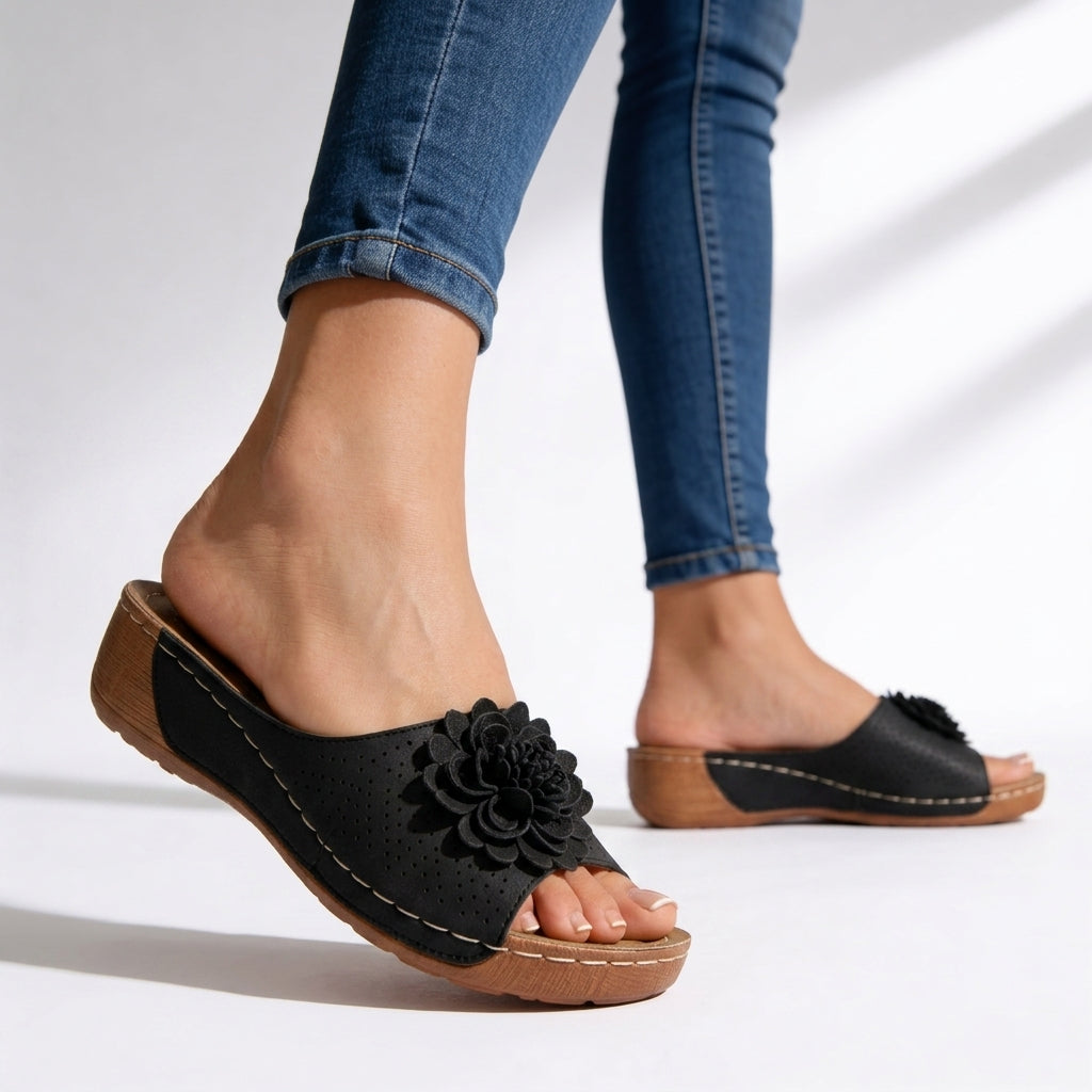 Anna Rae | Floral Orthopedic Sandals