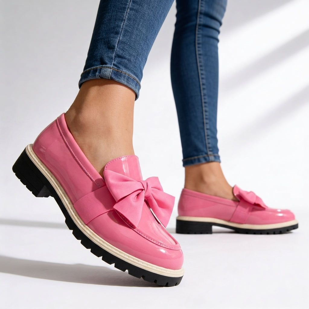 Coco | Bow Loafers