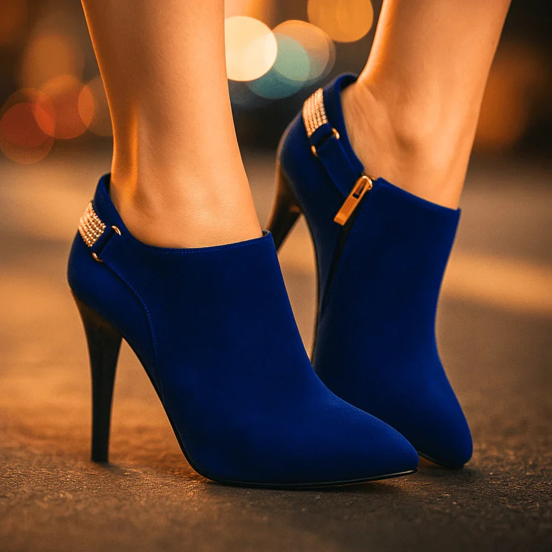 Aurora Bell | Velvet Boots