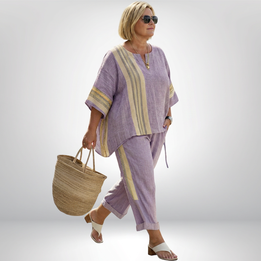 Daisy | Boho Striped Set