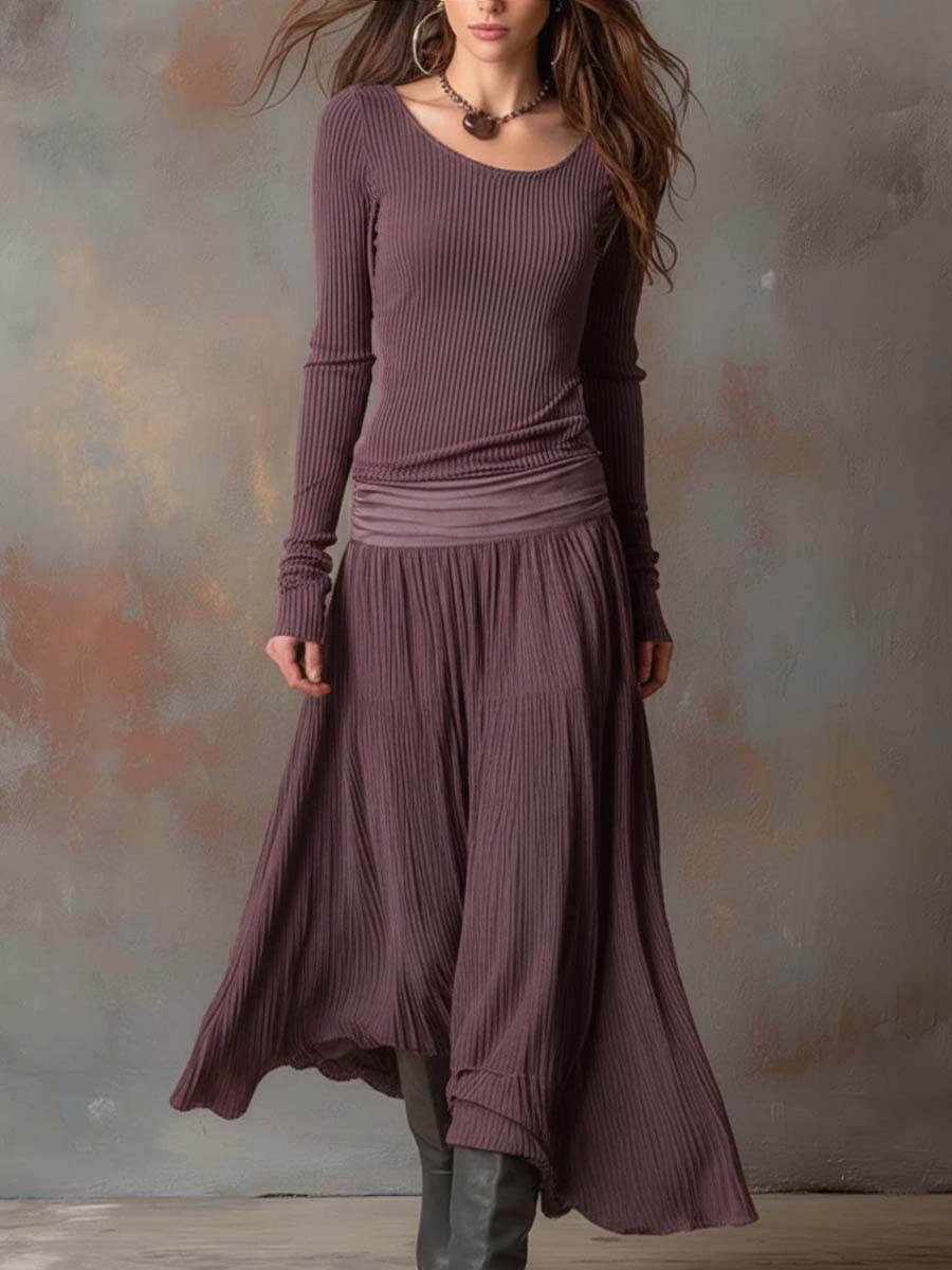 Felicity | Ribbed Sweater Dress
