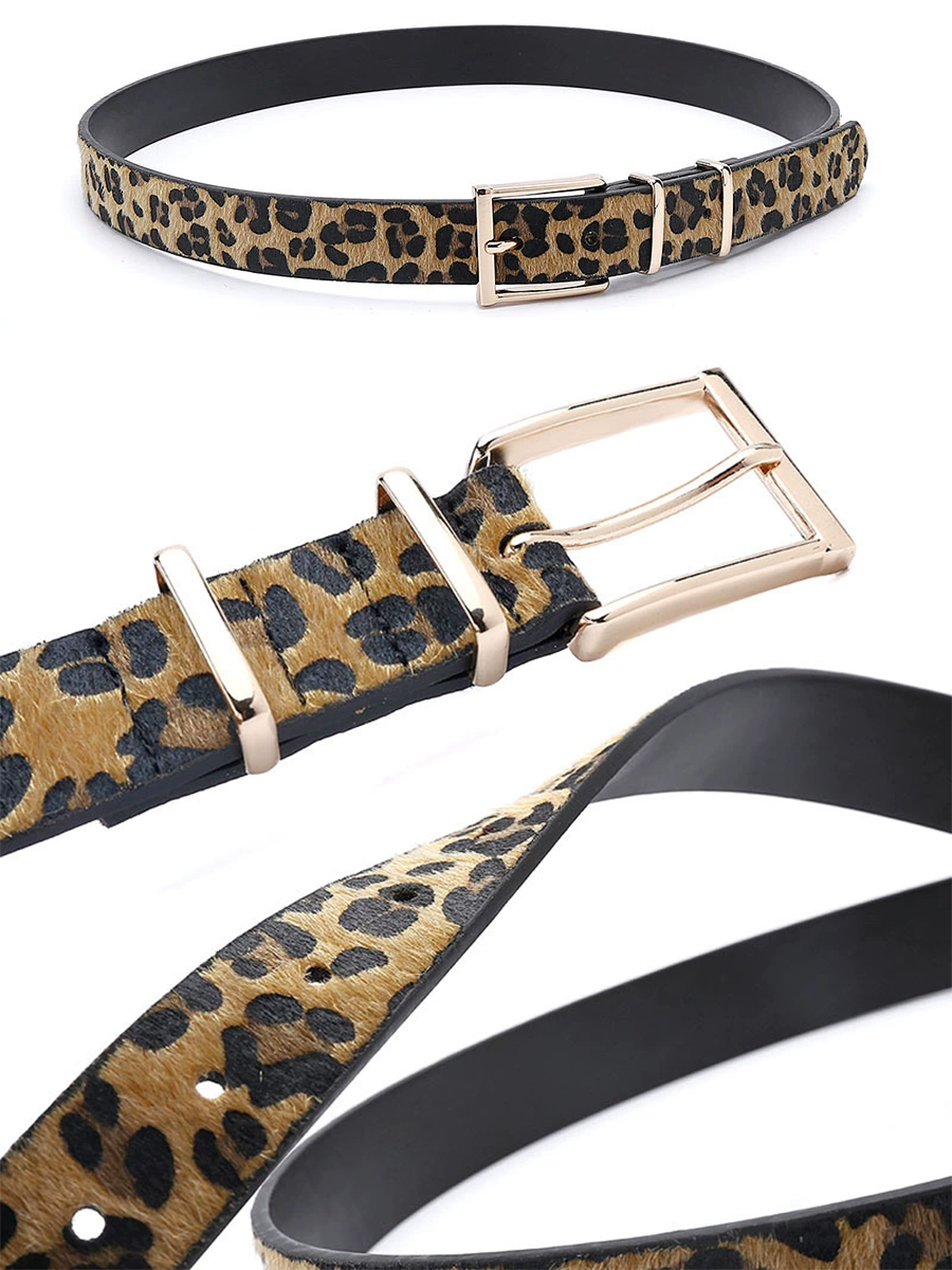 Daphne | Leopard Pony Hair Belt