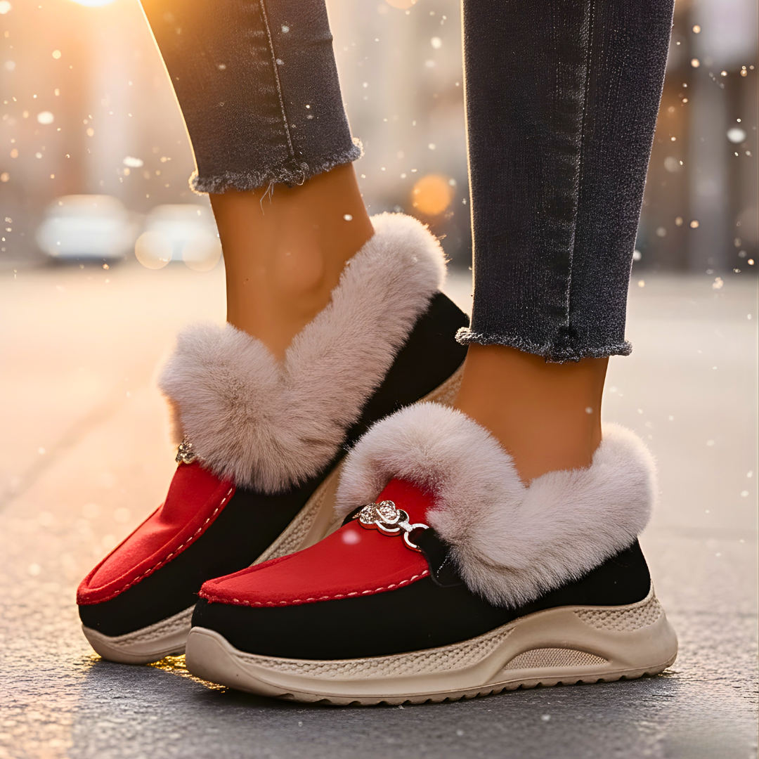 Valeria | Lodge Fur Loafers