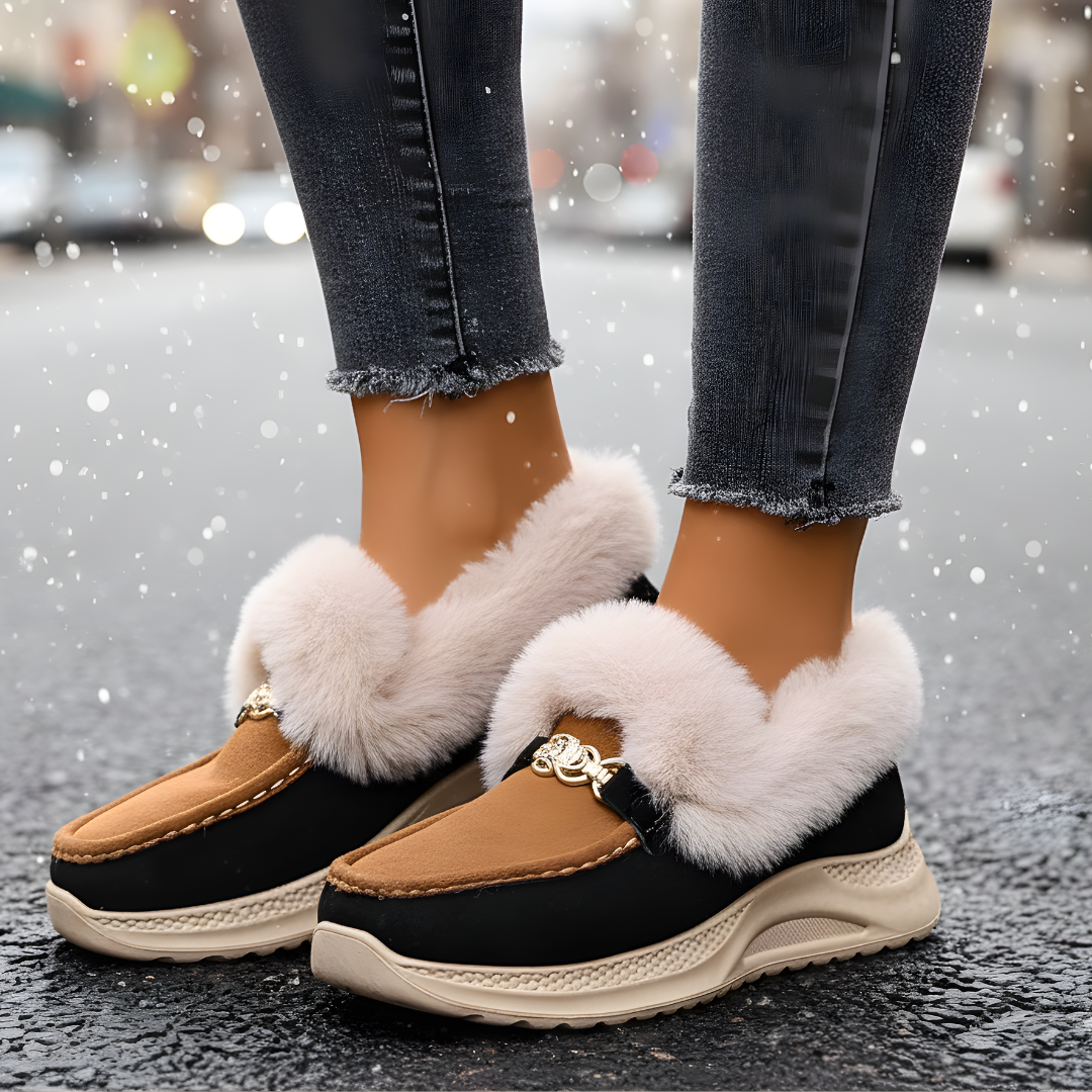 Valeria | Lodge Fur Loafers