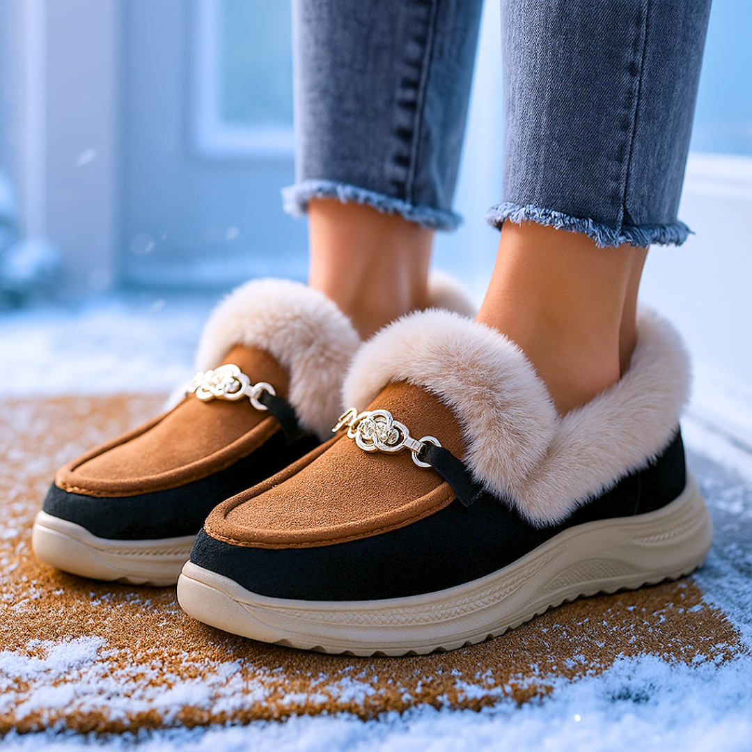 Valeria | Lodge Fur Loafers