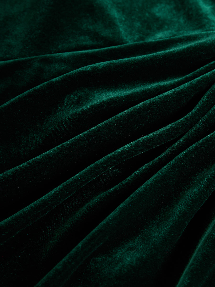 Vivienne | Velvet Midi Dress