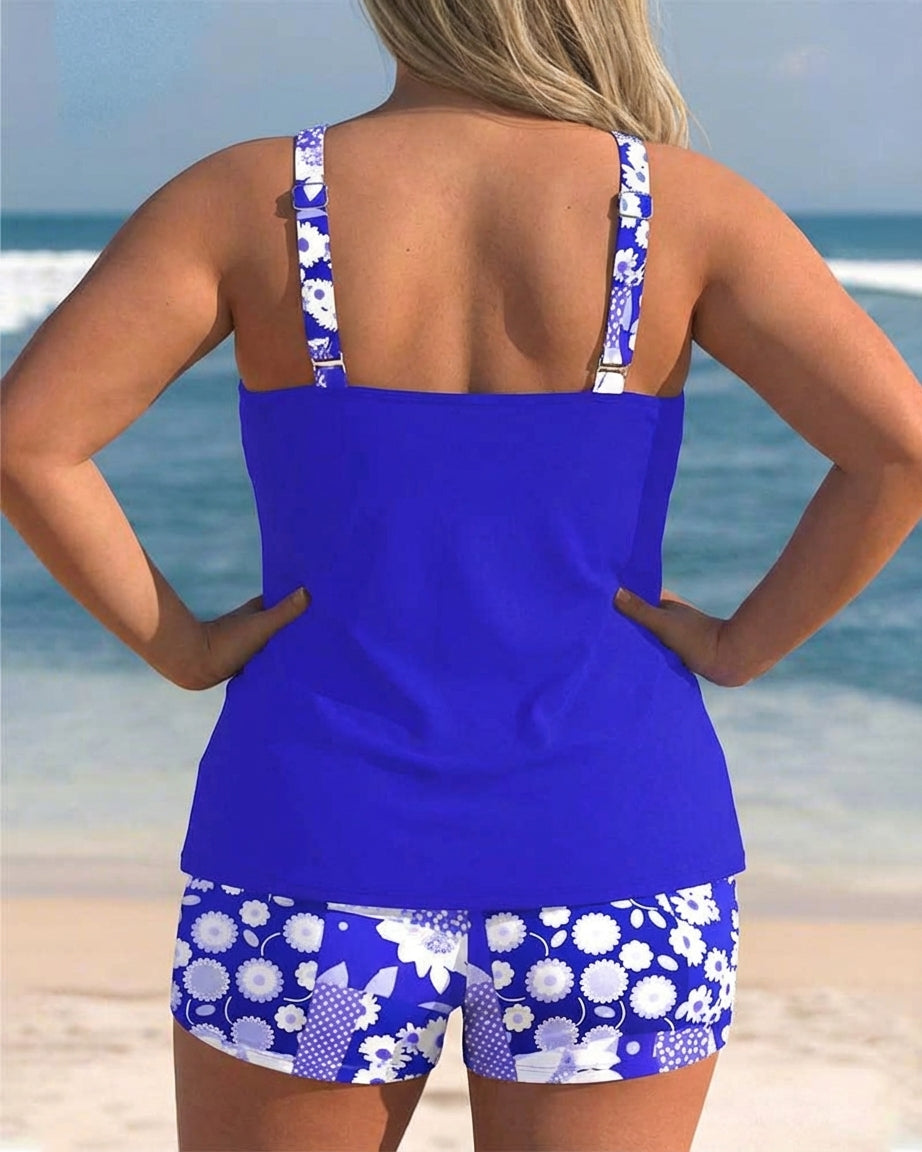 Sabrina | Two-Piece Swimsuit with Comfortable Fit and Floral Beach Style