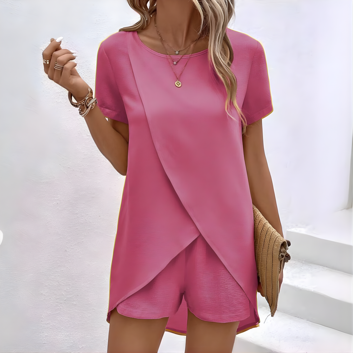 Rebecca™ | Elegant Summer Co-ord Lounge Set – product image 2