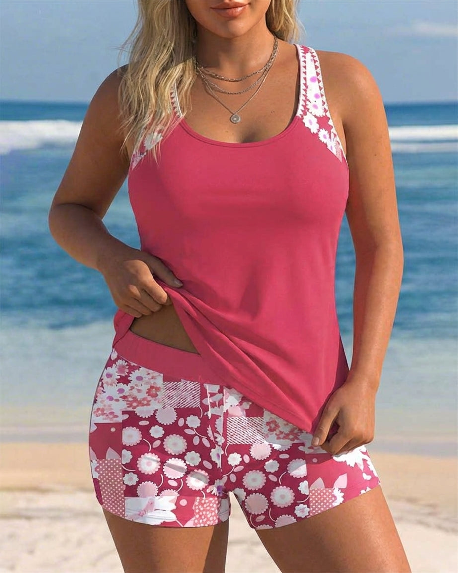 Sabrina | Two-Piece Swimsuit with Comfortable Fit and Floral Beach Style