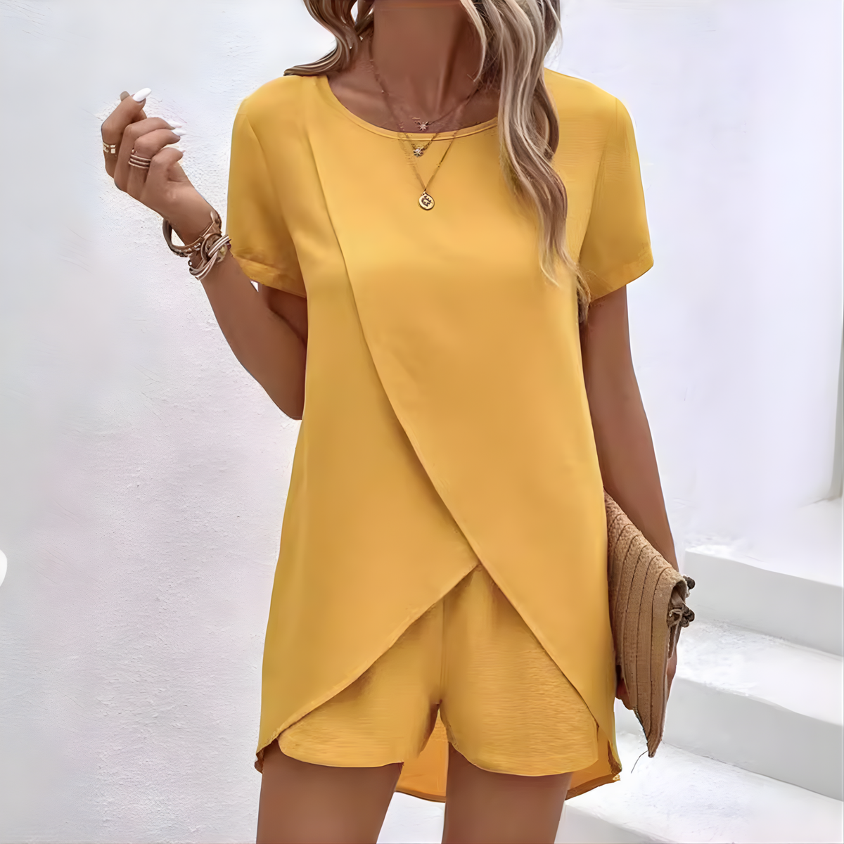Rebecca™ | Elegant Summer Co-ord Lounge Set – product image 3