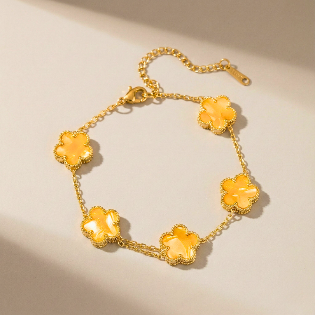 Aurora | Clover Charm Bracelet
