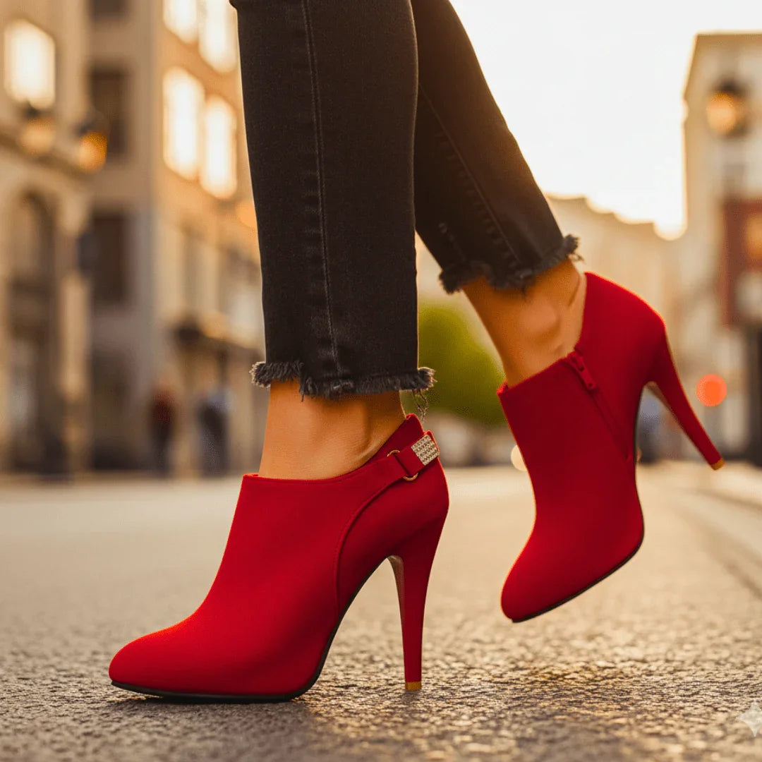 Aurora Bell | Velvet Boots