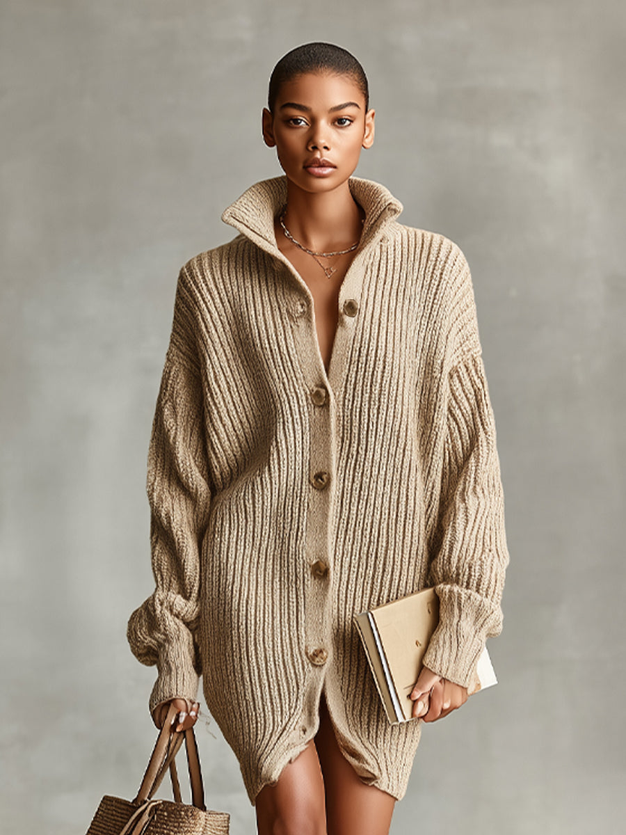 Clara | Oversized Button Cardigan Dress