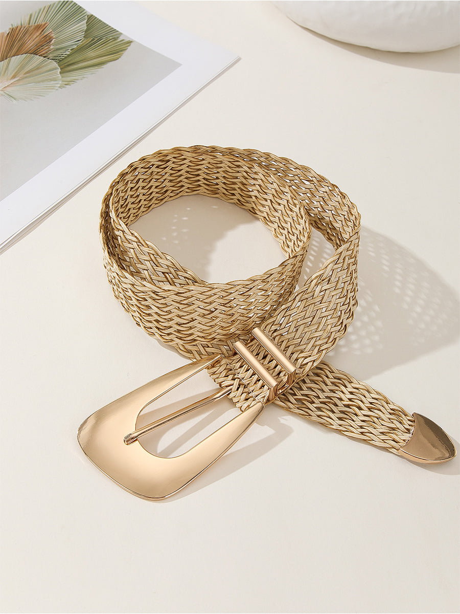 Celeste | Braided Gold Waist Belt
